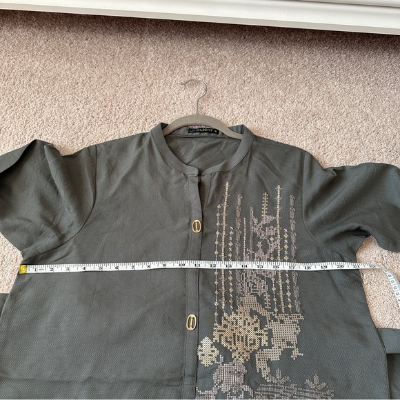 Limelight embroidered long shirt - Picture 7 of 9